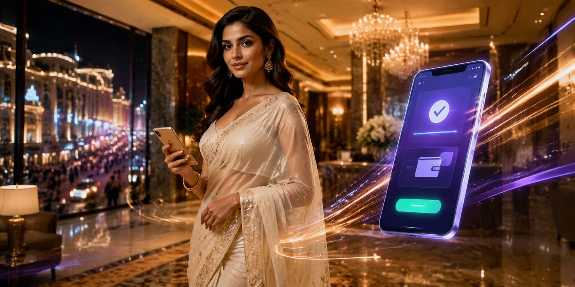 Mobile phone showing UPI payment in India
